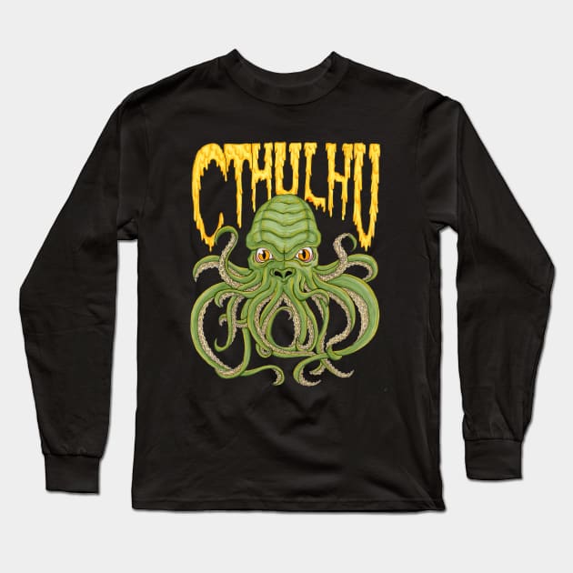 Fnord Cthulhu Long Sleeve T-Shirt by NorrisDesigns